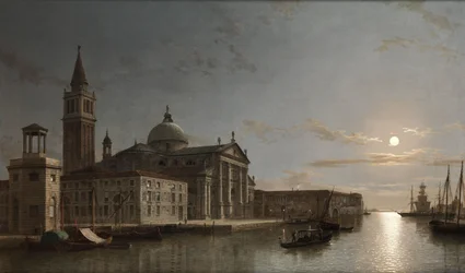 Venice with San Giorgio Maggiore in Moonlight